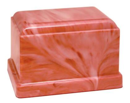 Taylor Urns 320RO Cultured Marble Cremation Celtic Adult Urn, Rose Quartz 