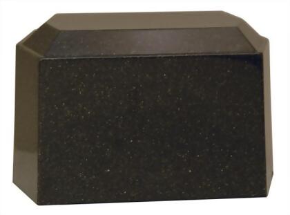 Taylor Urns 270BK Cultured Granite Cremation Oracle Adult Urn, Black 
