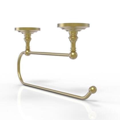 Allied Brass PQN-25EC-SBR Prestige Que-New Under Cabinet Paper Towel Holder, Satin Brass 