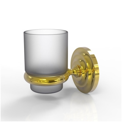 Allied Brass PQN-64-UNL Prestige Que First Collection Wall Mounted Votive Candle Holder, Unlacquered Brass 