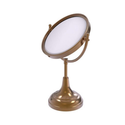 Allied Brass DM-2-3X-BBR 8 in. Vanity Top Make-Up Mirror 3X Magnification, Brushed Bronze 