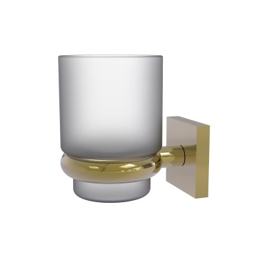 Allied Brass MT-66-UNL Montero Collection Wall Mounted Tumbler Holder, Unlacquered Brass 