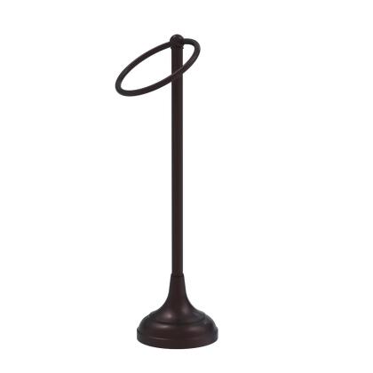 Allied Brass TR-10-ABZ Tribecca Collection Vanity Top 1 Ring Guest Towel Holder, Antique Bronze