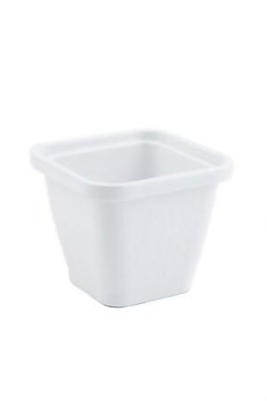 Bon Chef 53306WHITE 5.25 x 5.25 x 5 in. Dynasty Square Bowl, White 