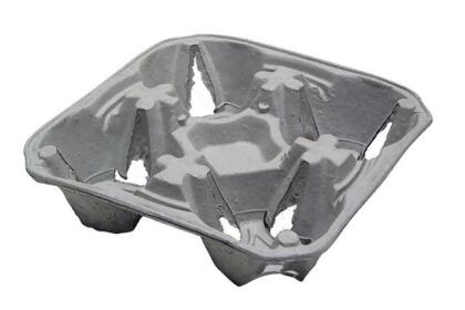 Pactiv Corporation M510032 4 Cup Plus Carrier, Case Of 300 