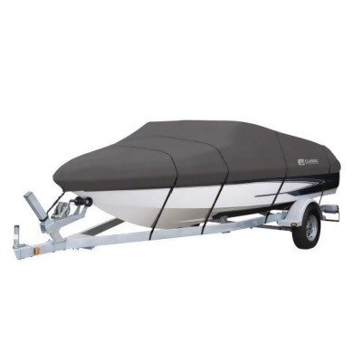 Classic Accessories 88908 StormPro Boat Cover Gray, A - Fits 12 - 14 ft. 
