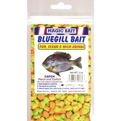 Magic Catfish Bait MAGIC-BLUGILL Bluegill Bait - Orange, Yellow & Chartreuse 