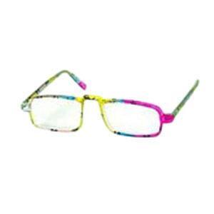Windmill Health Products TOD787H Half Eye Reading Glass Plus 3 Power, Multi Color Plastic Frame 