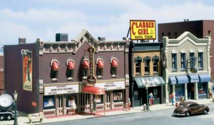 Woodland Scenics DPM66300 Night Life Theater, Bar & Grill & Jazz Club