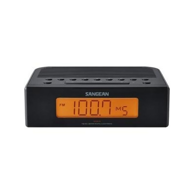 Sangean TW8891 Desktop Clock Radio - 600 mW RMS, Black 