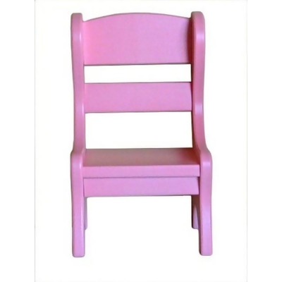 Lapps Toys & Furniture 011 P Wooden Doll Chair, Pink 
