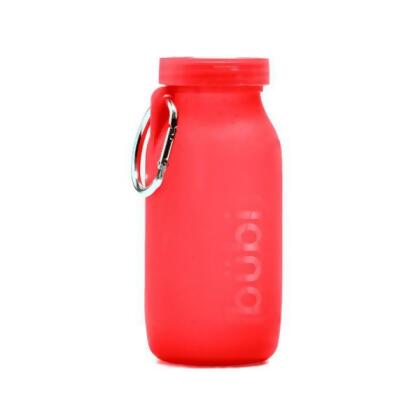 Bubi Brands BB42CR393 14oz & 414 ml Foldable Water Bottle Rose, Crimson Red