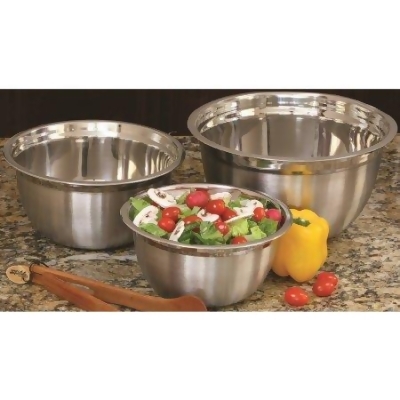 Cookpro 721 Stainless Steel Mixing Bowl Set, Silver - 3 Piece 