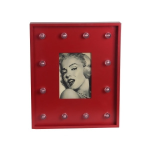UPC 805572883798 product image for Privilege 88379 12 x 2.5 x 14.5 in. Led Wall Frame, Red - All | upcitemdb.com