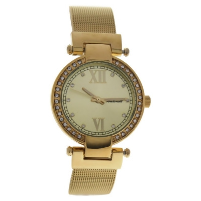 Antoneli W-WAT-1425 Gold Stainless Steel Mesh Bracelet Watch for Women, AL0500-04 