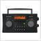 Sangean HDR-16 AM & FM HD Portable Radio, Black