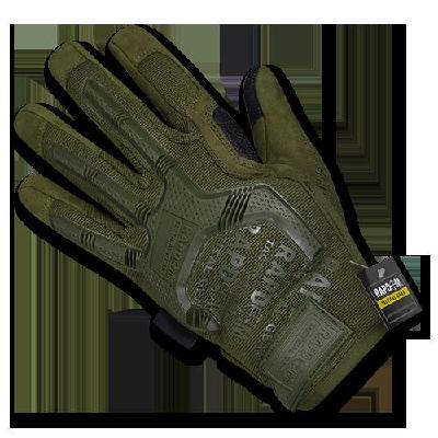 Rapid Dominance T63-PL-OLV-05 Impact Protection Gloves - Olive Drab, 2XL 