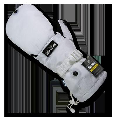 Rapid Dominance T49-PL-WHT-02 Breathable Shooters Mittens Glove, White - Medium 