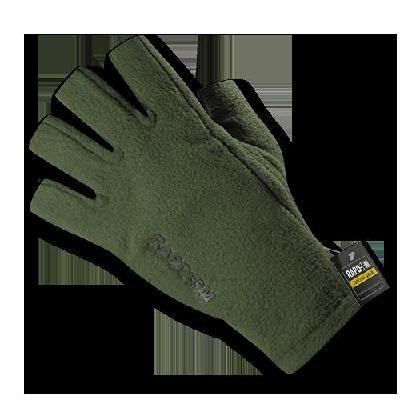 Rapid Dominance T47-PL-OD-01 Polar Fleece Half Finger Gloves, Olive Drab - Small 