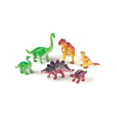 Learning Resources LRN0836 Dinosaur Play Set, Plastic - 6 Piece 