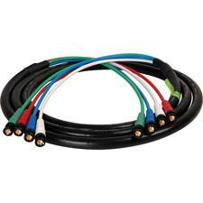 TecNec HD4BNC-50 Hi Definition 4-Channel Cable, 50 ft.