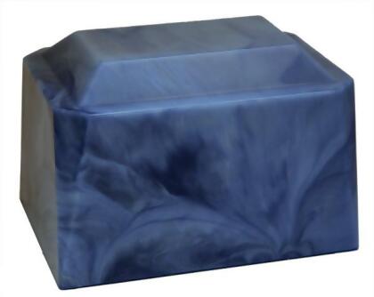 Taylor Urns 660SA Cultured Onyx Cremation Aspen Adult Urn, Sapphire 