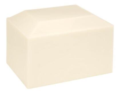 Taylor Urns 680AL Cultured Onyx Cremation Roman Adult Urn, Alabaster 