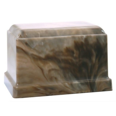 Taylor Urns 520BR Cultured Onyx Cremation Olympus Adult Urn, Brown Agate 
