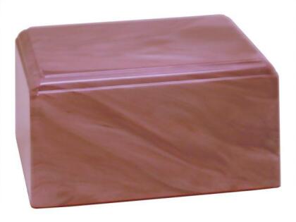 Taylor Urns 420MU Cultured Marble Cremation Dakota Junior Urn, Mulberry 
