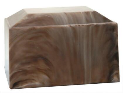 Taylor Urns 680BR Cultured Onyx Cremation Roman Adult Urn, Brown Agate 