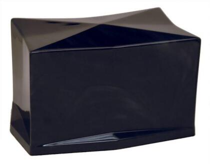 Taylor Urns 510BK Cultured Onyx Cremation Crystal Adult Urn, Black 