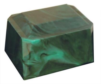 Taylor Urns 660MA Cultured Onyx Cremation Aspen Adult Urn, Malachite 