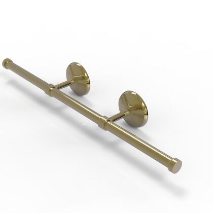 Allied Brass MC-GT-3-UNL Monte Carlo Collection Wall Mounted Horizontal Guest Towel Holder, Unlacquered Brass 