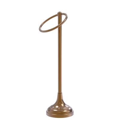 Allied Brass TR-10-BBR Tribecca Collection Vanity Top 1 Ring Guest Towel Holder, Brushed Bronze 
