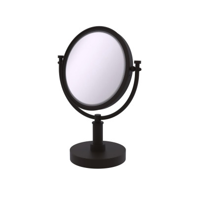 Allied Brass DM-4-5X-ORB Smooth Ring Style 8 in. Vanity Top Make-Up Mirror 5X Magnification, Oil Rubbed Bronze 