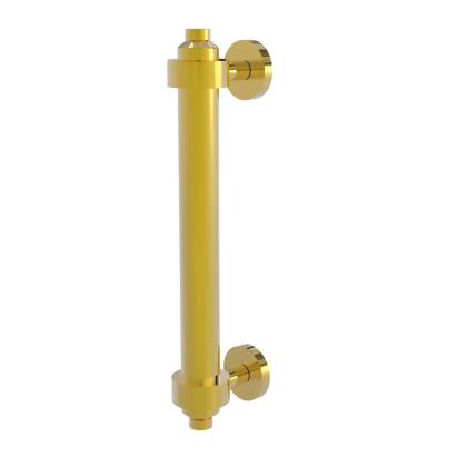 Allied Brass 403-UNL Smooth Ring Style 8 in. Door Pull, Unlacquered Brass 