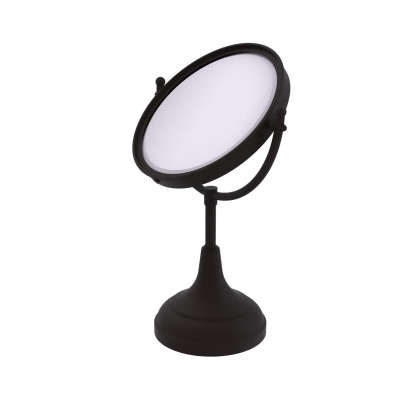 Allied Brass DM-2-4X-ORB Smooth Ring Style 8 in. Vanity Top Make-Up Mirror 4X Magnification, Oil Rubbed Bronze 
