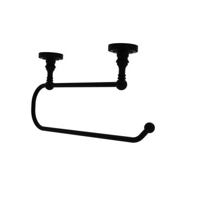 Allied Brass DT-25EC-BKM Dottingham Collection Under Cabinet Paper Towel Holder, Matte Black 