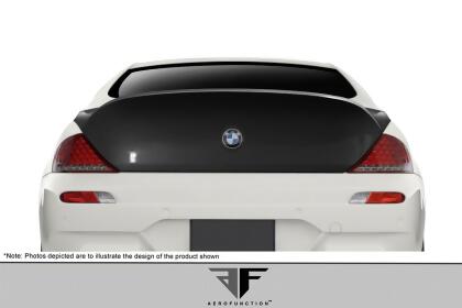 Aero Function 108533 2004-2010 BMW 6 Series E63 2DR Carbon AF-2 Trunk Lid, Signature Black - 1 Piece