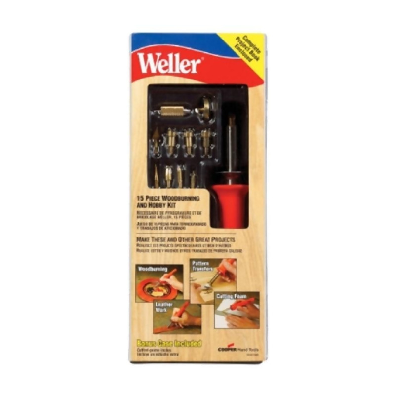 Weller WLIWBK2512A - 25W Woodburning Kit, 15 Piece