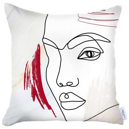 MIKE & Co. NEW YORK Fall Season Decorative Throw Pillow Red