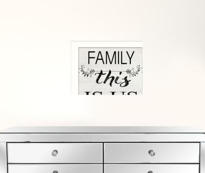 HomeRoots 405972 14 x 14 x 1 in. Family 2 White Framed Print Wall Art - Set of 2