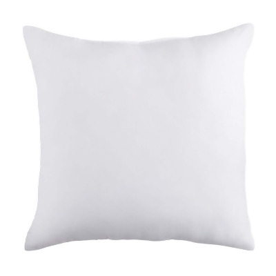 HomeRoots 482808 3 x 18 x 18 in. White Blown Seam 100 Percent Cotton Throw Pillow Insert 