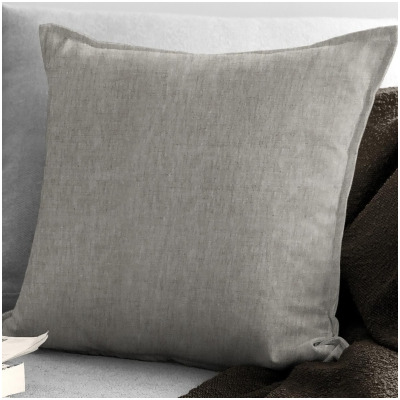 6ix Tailors CAR-PUR-NAT-CFT-24SQ Carmel Cotton Backing Square Decor Pillow with Feather Insert, AU Natural - 24 in. 