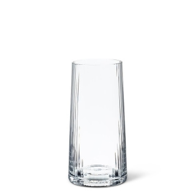 Abbott Collection AB-27-COURT-HB 6 in. Tight Optic Highball Glass, Optic 