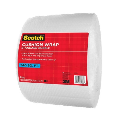 3M MMM7990C24 0.19 x 12 in. 250 ft. Scotch Cushion Wrap, Clear 