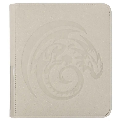 Arcane Tinmen ATM38212 Dragon Shield Card Codex Zipster Binder, Ashen White - Small 