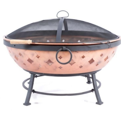 Alta Innova T70 FP35 39 in. Exeter Steel Fire Pit, Copper 