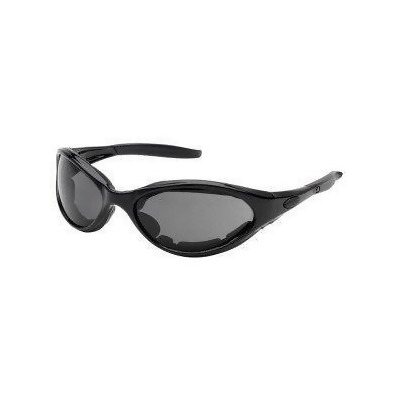 Body Specs BSS-278 Nylon Frame Smoke Lens Sunglass for Unisex, Black 