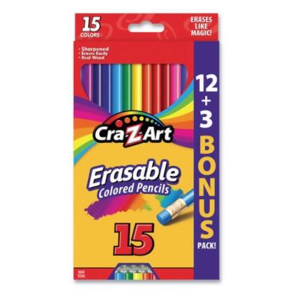 Colour Grip erasable colour pencils, wallet of 10